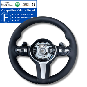 Volante de Cuero Negro SOON TODA para <span class=keywords><strong>BMW</strong></span> F10 F20 F30 F31 F32 F35 F36 F80 F82 F85 F87 F90 M3 M4 <span class=keywords><strong>M5</strong></span> <span class=keywords><strong>Precio</strong></span> de Venta Directa - Product Image 1