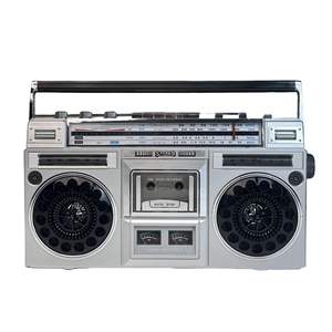 Boombox rétro haute puissance personnalisé avec lecteur de cassettes, enregistreur, <span class=keywords><strong>radio</strong></span> multibandes AM <span class=keywords><strong>FM</strong></span> SW, lecture BT TF USB et compteurs VU - Product Image 6