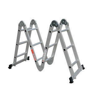 <span class=keywords><strong>Escalera</strong></span> Extensible Multiusos <span class=keywords><strong>de</strong></span> <span class=keywords><strong>Aluminio</strong></span> <span class=keywords><strong>de</strong></span> 12 Peldaños y 3.5 <span class=keywords><strong>Metros</strong></span> con Bisagra Grande <span class=keywords><strong>Plegable</strong></span> - Product Image 4