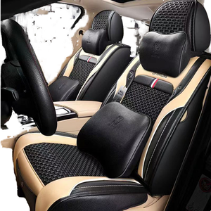 Housse de siège de voiture en cuir de luxe 9D universelle pour Toyota Benz BMW pour Corolla pour Camry Land Cruiser Civic <span class=keywords><strong>Chr</strong></span> Accord - Product Image 5