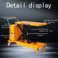 JIALITE OEM Mesa Elevadora Eléctrica Personalizable 500-2000KG Plataforma Hidráulica Móvil de Acero al Carbono 1200x600mm para B2B