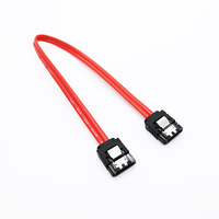 Cable plano corto personalizado, Sata de 7 pines para disco duro Serial ATA, Cable paralelo doble, Cable de alimentación Sata HDD