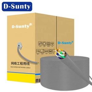 Cable Ethernet para Exteriores Cat5e D-Sunty de Alta Calidad, 24AWG, CCA Sólido, Rollo UTP de 305m - Product Image 4