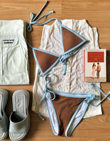 Fabricant de maillots de bain de style sportif, maillots de bain à la mode, maillots de bain à deux pièces personnalisés, tissu écologique