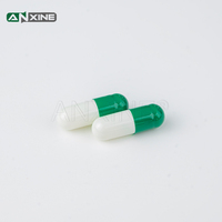 Capsules végétales HPMC vertes et blanches, tailles 000, 00, 0, 1, 2, 3, 4, halal, végétariennes, véganes, naturelles, capsules vides