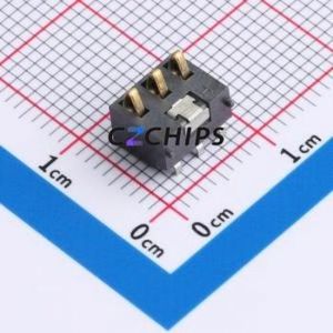 GT-BTP25003-0600A-002A Blade/Spring Contact Battery Connector SMD,P=2.5mm Connector Spring Contact Type 2.5mm 3P Horizontal - Product Image 1