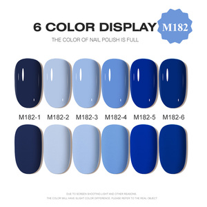 AILANUO Nail Gel 6 colores Set Professional Uv Led Lamp Gel Polish OEM Service Support Custom logo Gel Polish Bottles - Product Image 2