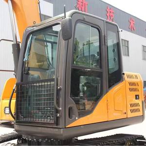 Excavadora de cadenas popular en China, modelo FST65, miniexcavadora usada - Product Image 5