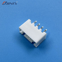 Conector SMT de 4 pines y paso de 2.5mm para PCB - Conector de cabezal de nailon 66 UL94-V0 de latón XH-4A para conexión de cable a placa/cable a cable