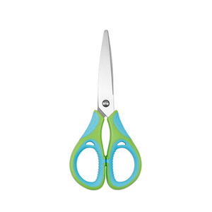 Ciseaux utilitaires en acier inoxydable, petite taille, bicolores, fournitures de bureau pour étudiants, outil de coupe - Product Image 4