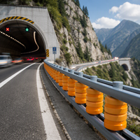Barrières anti-collision, garde-corps de sécurité routière, barrières de sécurité routière anti-corrosion, galvanisées à chaud, qualité ingénierie, certifiées CE