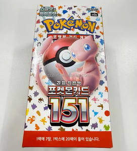 Pour <span class=keywords><strong>Pokémon</strong></span> Écarlate et Violet, <span class=keywords><strong>Cartes</strong></span> <span class=keywords><strong>Pokémon</strong></span> 151, Version Coréenne, Ensemble de <span class=keywords><strong>Cartes</strong></span> à Collectionner, 1 Boîte, 30 Paquets, 150 <span class=keywords><strong>Cartes</strong></span>, Version Populaire - Product Image 2