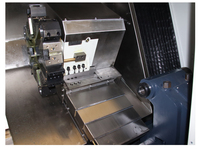 Tour CNC à banc incliné haute précision TCK50A, équipé d'une tourelle porte-outils hydraulique et d'un contre-pointe hydraulique