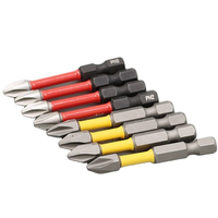 Embout de visseuse à percussion S2 PH2 magnétique puissant personnalisé avec embout hexagonal de 1/4 pouce