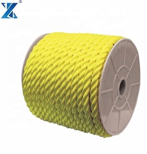 Corde en polypropylène double tressée 3 6 12 pour l'amarrage de bateaux et voiliers, corde de tirage légère avec œillet, corde flottante - Product Image 4