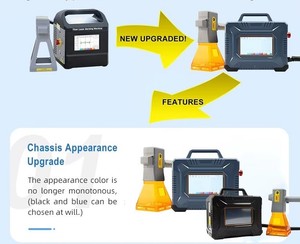 โรงงานใหม่จัดจำหน่ายเครื่องยิงเลเซอร์ไฟเบอร์แบบพกพา BLUETIMES 20w 30w 50w CNC สำหรับทำเครื่องหมายบนโลหะ ยางรถยนต์ และเรซิ่น - Product Image 4