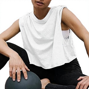 Camisetas de Tirantes Personalizadas para Mujer, Estilo Oversize, Cortas, sin Mangas, Transpirables, Casuales, de Verano, 100% Algodón, de Secado Rápido - Product Image 2