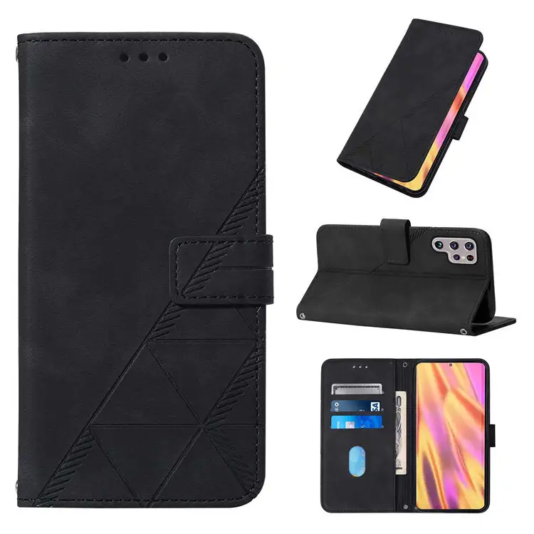 Wallet Leather Flip Phone Case For iPhone 14 13 12 11 Pro Max XS XR 7 8 plus 6 6S Cover Case Solid Color Magnet Business Holster