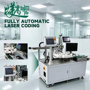 Nouvelle ligne de production CNC laser à fibres rotative multi-stations avec inspection des défauts par caméra CCD et rejet automatique pour couvercles de lampes LED - Product Image 4