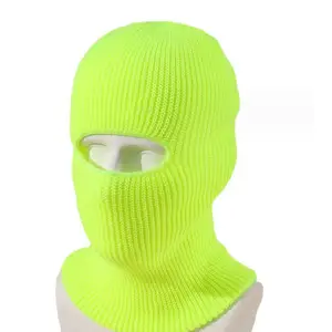 1 Gat Full Face Cover Gezicht Bivakmuts Beanie Full Face Ski Masker Voor Heren Winter Warm Gebreide Beanie Bivakmuts Voor Buitensporten