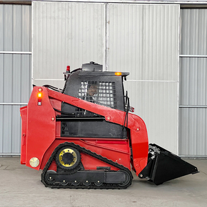 Envío Gratis LOONGSHEEN Cargadora de orugas con motor diésel, cargadora frontal, minicargadora, cargadora de tractor, la más vendida, cabina cerrada - Product Image 3
