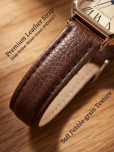 Reloj de Cuarzo Cuadrado Deportivo de Lujo L25 para Mujer, con Calendario, Resistente al Agua, Serie Vintage, Elegante, con Números Romanos - Product Image 5