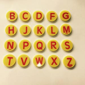 Jetons de poker vierges en plastique de 25 mm avec logo personnalisé imprimé, pour artisanat, jeux, jetons de poker et jetons de chariot de courses - Product Image 3