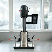 Petit mélangeur de laboratoire de table à vitesse réglable pour crème cosmétique, shampoing, émulsification et dispersion