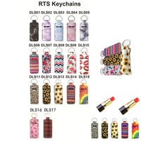 Set Lipstik Kustom, Kotak Lipstik Rajut Poliester, Gantungan Kunci Carabiner, Penutup Botol Parfum, Sarung Botol Hand Sanitizer, Sarung Botol Sabun Cuci Tangan