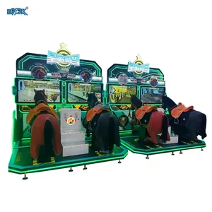 Juego que funciona con monedas Carreras de caballos Similartor Golden Sport Royal Horse 2 jugadores 4 jugadores West Cowboy Horse Race Arcade Machine