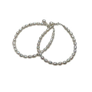 Natural Freshwater Seedless Baroque Keshi <b>Bracelet</b> S925 Silver Accessories Elegant Jewelry <b>Bangles</b> - Product Image 1