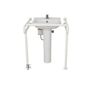 Barra de apoyo para baño, capacidad de carga de 200 kg, acero inoxidable, ABS, pasamanos de seguridad antideslizante para personas mayores y discapacitadas - Product Image 4