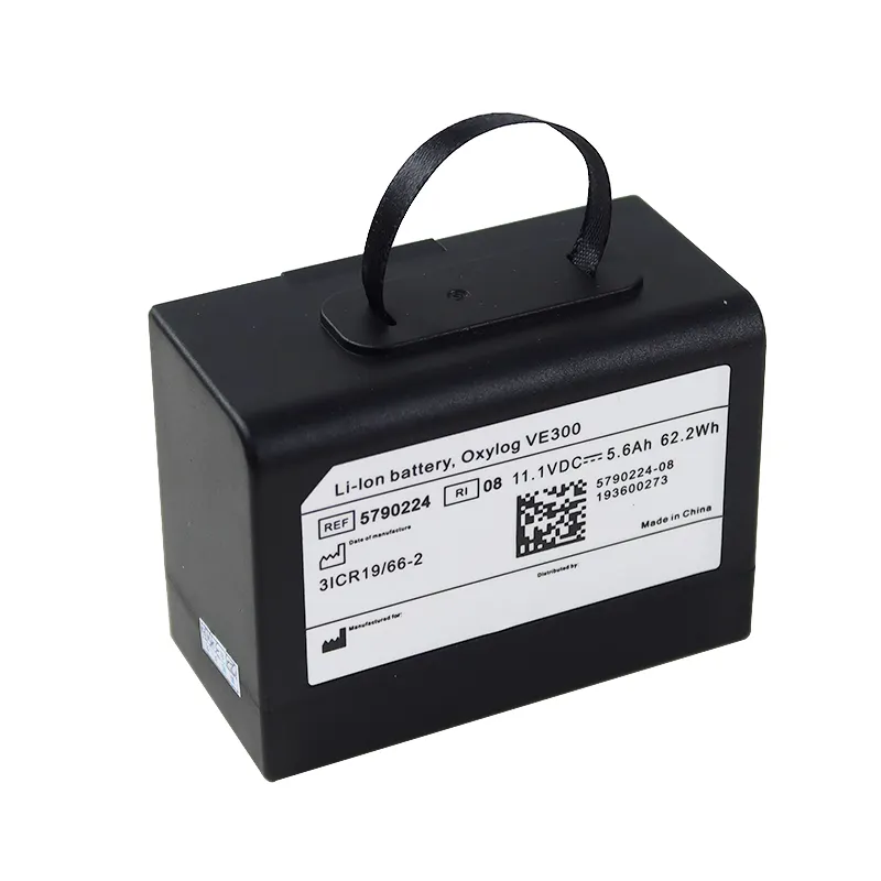 Li-ion 11.1V 5600mAh sostituzione ricaricabile 5790224-08 5790224 batteria medica per Drager oxylog VE300