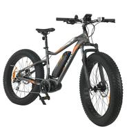 26 pouces alliage de magnésium intégré roue gros pneu ebike avec 350W mi moteur d'entraînement