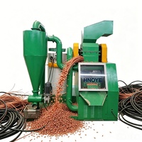 Machine de granulation et de séparation de fil de cuivre, taux de récupération de 99% pour les déchets de câbles électriques