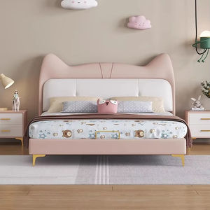 Cama de gato de madera personalizable de lujo moderno para niños para Villa Hotel o apartamento muebles de dormitorio diseñados para niños - Product Image 1