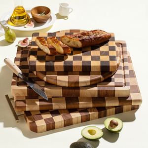 Planche à découper en bois personnalisée, logo gravé au laser, écologique, durable, facile à nettoyer, compatible couteaux, plateau de service pour la maison et la cuisine - Product Image 4