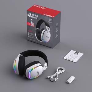 <span class=keywords><strong>Casque</strong></span> de jeu <span class=keywords><strong>sans</strong></span> <span class=keywords><strong>fil</strong></span> ONIKUMA GT805 blanc avec microphone et suppression du bruit, vente en gros d'usine pour <span class=keywords><strong>PS5</strong></span> - Product Image 4