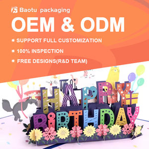 Factory Supplies Christmas Birthday 3D Pop <strong>Surprise</strong> Box Greeting Card Voice Recorder Paper Art Gift <strong>Invitation</strong> Cards for <strong>Party</strong> - Product Image 5