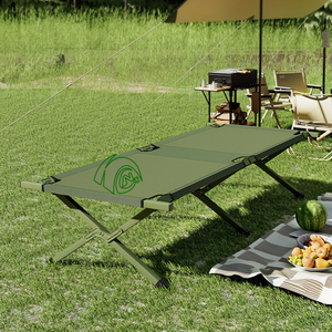 <span class=keywords><strong>Lit</strong></span> de camp pliable essentiel pour les voyages en plein air, avec boucle en alliage compacte, imperméable, portable, pour pique-nique, camping et activités sauvages - Product Image 6