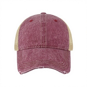 Casquette Trucker 5 Panneaux en Maille Unisexe Personnalisable avec Logo 2025 – Coton Délavé, Imperméable, Respirant, Tendance, pour l'Extérieur - Product Image 3