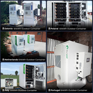 Gabinete Solar para Exteriores Sunpal IP55 de 64kwh, 50KW, 40KW, Sistema Solar Híbrido Todo en Uno - Product Image 6