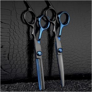 Hair Scissors 6'' AQIABI Japanese Steel Hair Cutting Scissors <b>Thinning</b> Shears Hairdressing Scissors Salon Haircut Set C1001 - Product Image 2