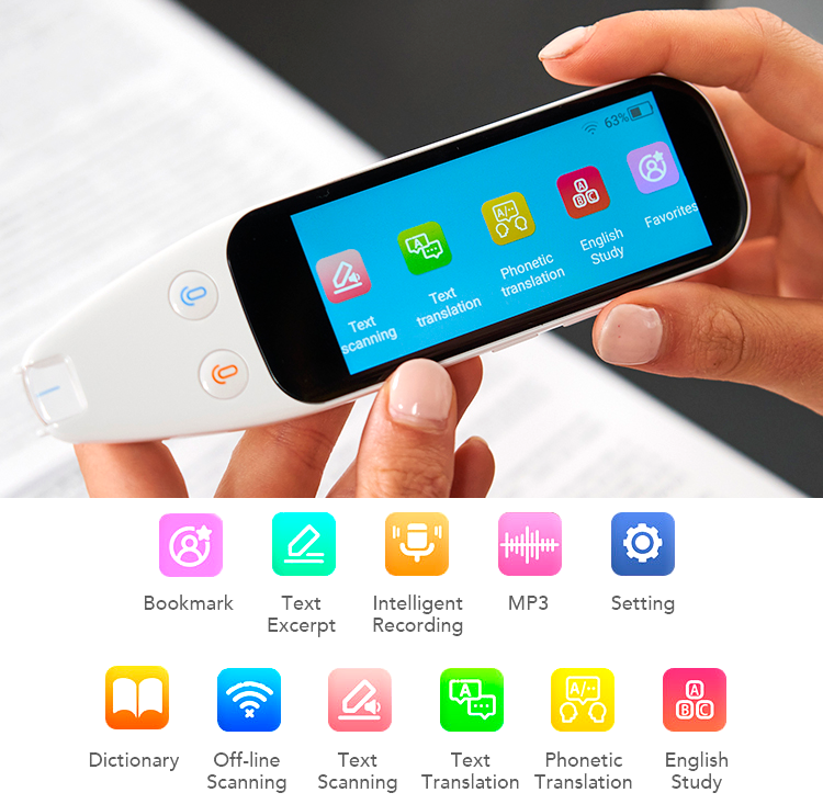 Words Texts Voice Translation Pen Language Smart Scan Translator Text Readout Chinese English Japanese Offline Translation