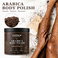 Gommage au café OEM - Gommage corporel exfoliant pour la cellulite et les vergetures, Gommage au café Arabica naturel pour une peau lisse et ferme