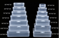 Tous types de boîtes d'emballage en matériau PP pour boîte de rangement en plastique, boîte transparente écologique