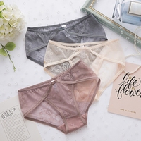 Lingerie femmes culottes sous-vêtements sans couture femmes dames Sexy culotte dentelle String Transparent Culotte