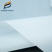 Tissu en nylon Ripstop 1,32 oz pour parachute/parapente, enduit PU, effet croquant, pour tunnel de parapente