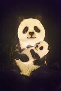 Lámparas Decorativas con Forma de Panda para Festivales en Parques y Embellecimiento de Paisajes Navideños - Product Image 1