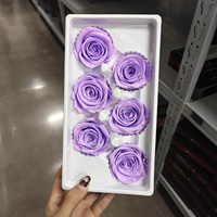 Vente en Gros Fleur Rose Éternelle Préservée Fleur Infinie Immortelle Préservée Tête de Rose